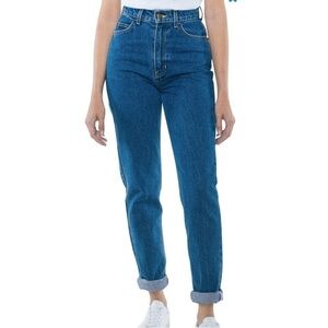 NWT American Apparel The High Waist Jean